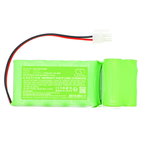 12.0V, Ni-MH, 2100mAh, Medical battery fits Cardioline, 110777, ECG ELAN 1100, 25.2Wh Medical Cameron Sino Technology Limited (Medical)