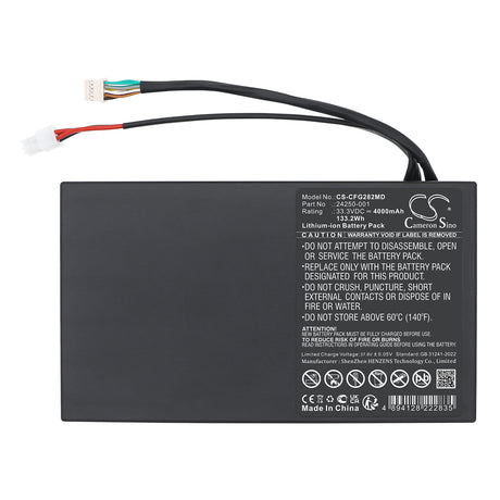 33.3V, Li-ion, 4000mAh, Medical battery fits CareFusion, 24250-001, Oxygen generator, REF24250-001, 133.2Wh Medical Cameron Sino Technology Limited (Dangerous Goods)