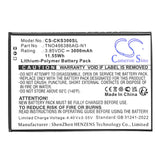 3.85V, Li-Polymer, 3000mAh, Mobile, SmartPhone battery fits Cricket, Tno496386ag-n1, Debut S3, U572ac, 11.55Wh Mobile, SmartPhone Cameron Sino Technology Limited