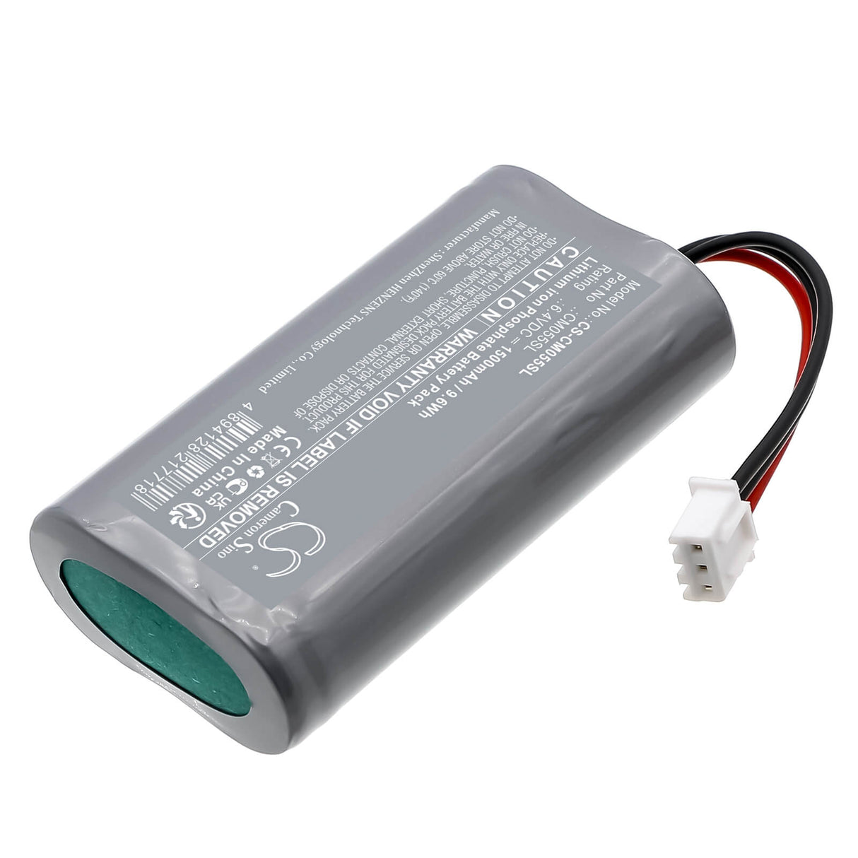6.4V, LiFePO4, 1500mAh, Battery Pack, 9.6Wh Battery Pack Cameron Sino Technology Limited
