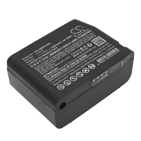 11.1V, Li-ion, 7800mAh, Equipment, Survey, Test battery fits Comptyco, A-81S, A-81S Fusion Splicer, FS-60C Fusion Splicer, 86.58Wh Equipment, Survey, Test Cameron Sino Technology Limited