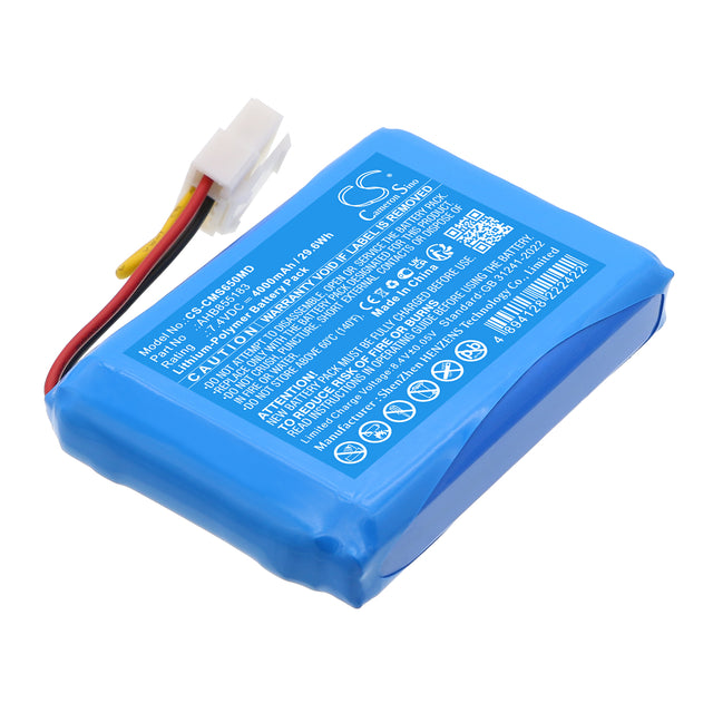 7.4V, Li-Polymer, 4000mAh, Medical battery fits Carewell, AHB855183, CPM-8000, 29.6Wh Medical Cameron Sino Technology Limited