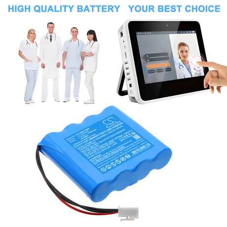 7.4V, Li-ion, 5200mAh, Medical battery fits CONTEC, 2.3.02.00200, HMS7500, 38.48Wh Medical Cameron Sino Technology Limited