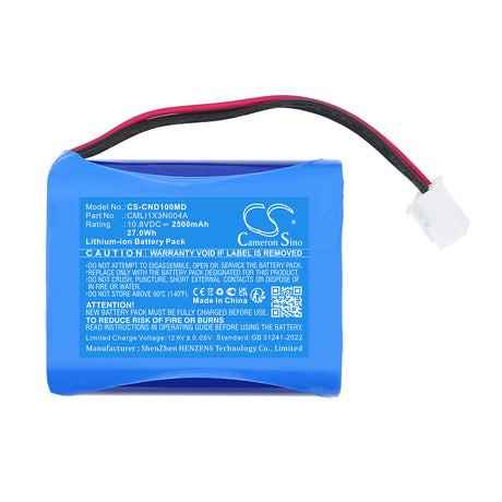 10.8V, Li-ion, 2500mAh, Medical battery fits COMEN, CMLI1X3N004A, ND10 Monitor, ND10A Monitor, 27Wh Medical Cameron Sino Technology Limited