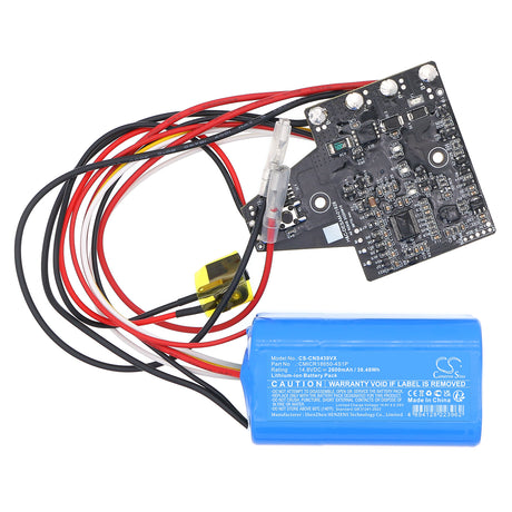 14.8V, Li-ion, 2600mAh, Vacuum battery fits Cecotec, CMICR18650-4S1P, 5439, Conga Immortal ExtremeSuction 14.8V, 38.48Wh Vacuum Cameron Sino Technology Limited