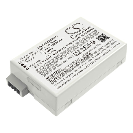 7.4V, Li-ion, 1000mAh, Camera battery fits Canon, Lp-e8, Ef-s, Eos 550d, 7.4Wh Camera Cameron Sino Technology Limited (Camera)