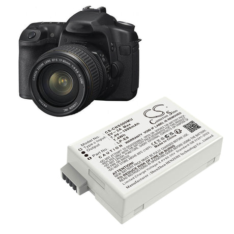 7.4V, Li-ion, 1000mAh, Camera battery fits Canon, Lp-e8, Ef-s, Eos 550d, 7.4Wh Camera Cameron Sino Technology Limited (Camera)