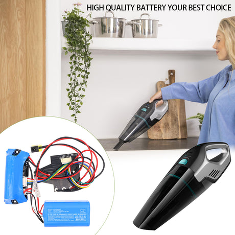 18.5V, Li-ion, 2600mAh, Vacuum battery fits Cecotec, CMICR18650-5S1P, 5539, Conga Popstar Micro 18.5V, 48.1Wh Vacuum Cameron Sino Technology Limited
