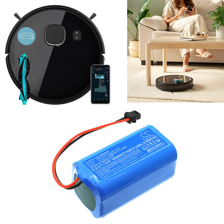 14.4V, Li-ion, 2600mAh, Vacuum battery fits Cecotec, Cmicr18650-f8m7-4s1p, 5846, Conga Eternal Laser Vital, 37.44Wh Vacuum Cameron Sino Technology Limited