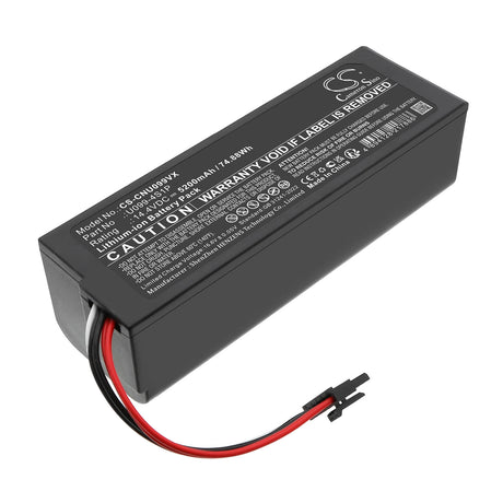 14.4V, Li-ion, 5200mAh, Vacuum battery fits Cecotec, U099-4s1p, Conga 8090, Conga 8090 Ultra, 74.88Wh Vacuum Cameron Sino Technology Limited