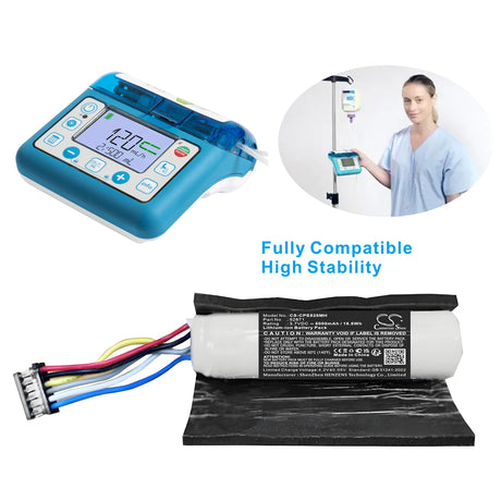 3.7V, Li-ion, 5000mAh, Medical battery fits Compat Ella, 52871, 12272020, feeding pump, 18.5Wh Medical Cameron Sino Technology Limited (Medical)