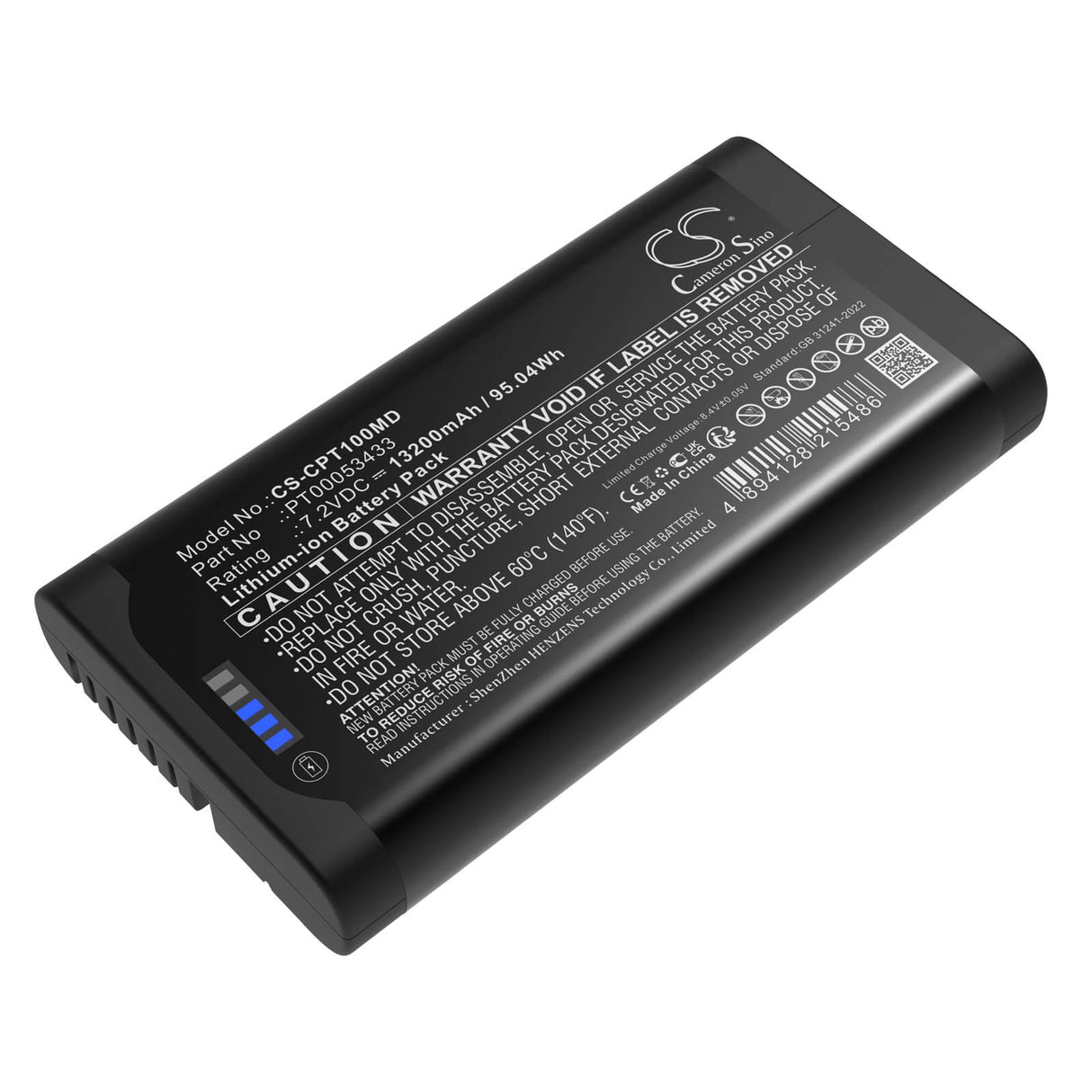 7.2V, Li-ion, 13200mAh, Medical battery fits Covidien, Gr101351, Nellcor Pm1000n Pulse Oximeter, 95.04Wh Medical Cameron Sino Technology Limited (Medical)