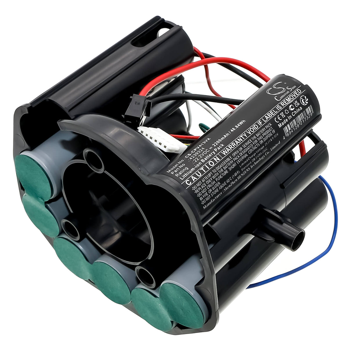22.2V, Li-ion, 2200mAh, Vacuum battery fits Concept, 4239324, Vp4136 2in1(6 Pin), 48.84Wh Vacuum Cameron Sino Technology Limited