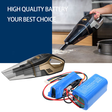 18.5V, Li-ion, 2600mAh, Vacuum battery fits Concept, INR18650-5S1P, VP4353, VP4354, 48.1Wh Vacuum Cameron Sino Technology Limited
