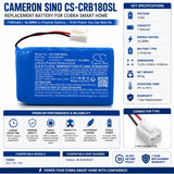 Ace404567 Replacement Battery for Cobra 36m 72m 18m 14.8V 1100mAh