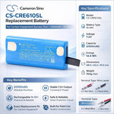 7.2V, Ni-MH, 2000mAh, Equipment, Survey, Test battery fits Carlson, 6100.43, Explorer, 14.4Wh Equipment, Survey, Test Cameron Sino Technology Limited