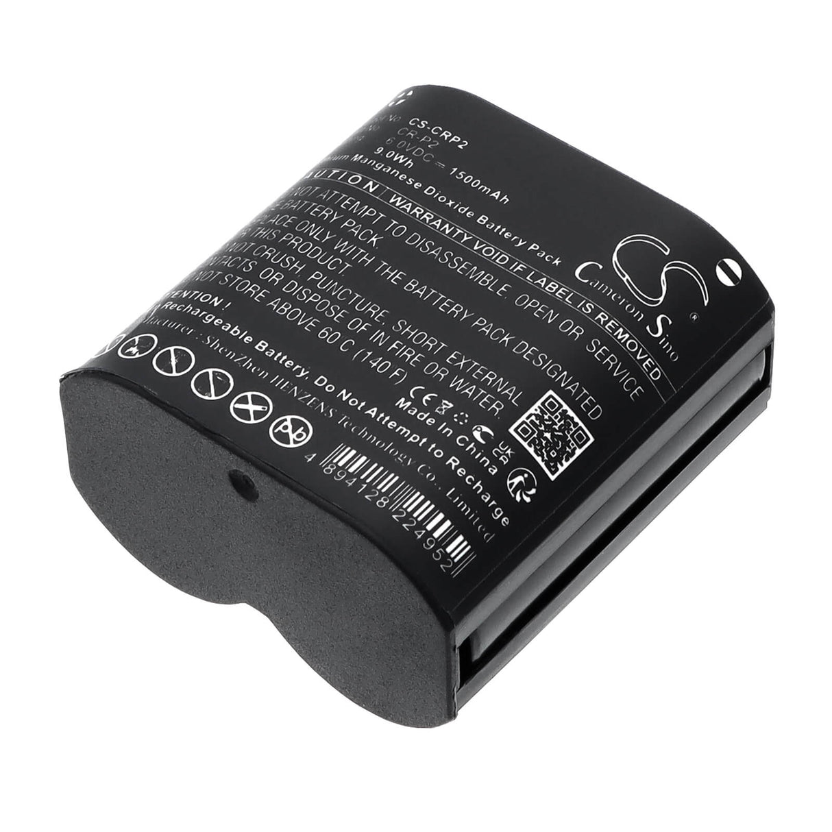 6V, Li-MnO2, 1500mAh, CR-P2 battery fits Camera, 2CP4036, 9Wh CR-P2 Cameron Sino Technology Limited