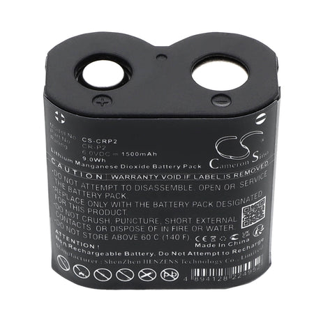 6V, Li-MnO2, 1500mAh, CR-P2 battery fits Camera, 2CP4036, 9Wh CR-P2 Cameron Sino Technology Limited