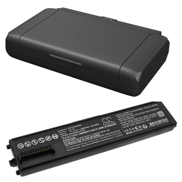 11.1V, Li-ion, 3500mAh, Printer battery fits Canon, 4228c002, Pixma Tr150 Portable Printer, 38.85Wh Printer Cameron Sino Technology Limited