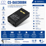 Barcode Scanner Battery For Datalogic, Falcon X3 3.7v, 6800mah - 25.16wh Barcode Scanner Cameron Sino Technology Limited