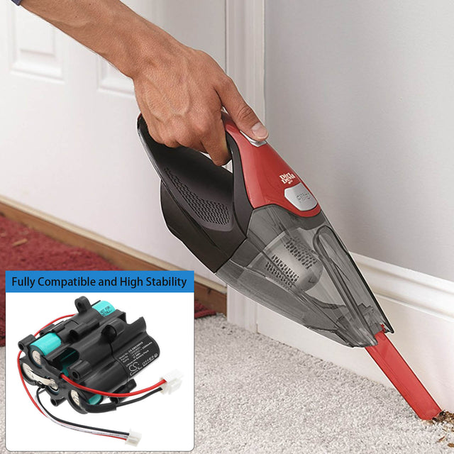 14.8V, Li-ion, 2500mAh, Vacuum battery fits Dirt Devil, 130438001, BD30025, BD30025B, 37.0Wh Vacuum Cameron Sino Technology Limited