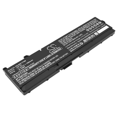 11.55V, Li-Polymer, 7600mAh, Notebook, Laptop battery fits Dell, 5JMD8, Precision 17 7770, Precision 7670 Performance, 87.78Wh Notebook, Laptop Cameron Sino Technology Limited