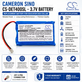 Cameron Sino CS-DET400SL Battery for Educator Dog Collar 700mAh 3.7V Dog Collar Cameron Sino Technology Limited