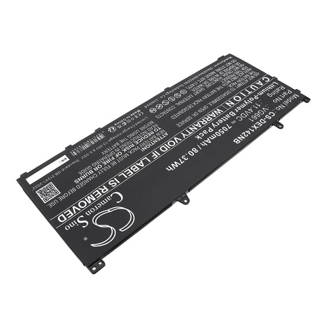 11.4V, Li-Polymer, 7050mAh, Notebook, Laptop battery fits Dell, V4n84, Alienware X14 R1, Alienware X14 R2, 80.37Wh Notebook, Laptop Cameron Sino Technology Limited