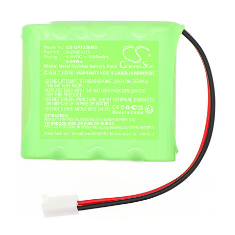 4.8V, Ni-MH, 1800mAh, Medical battery fits Delfi, 110605, Portable Tourniquet, PTS System 2000, 8.64Wh Medical Cameron Sino Technology Limited (Medical)