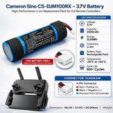 3.7V, Li-ion, 3400mAh, Remote Controller battery fits Dji, 1wjg0480, Mavic Mini Controller, 12.58Wh Remote Controller Cameron Sino Technology Limited
