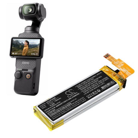 3.7V, Li-ion, 5000mAh, Gimbals battery fits Dji, Bhx212-1300-7.7, Osmo Pocket 3, 18.5Wh Gimbals Cameron Sino Technology Limited
