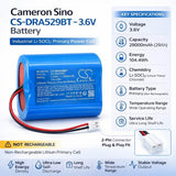 3.6V, Li-SOCl2, 29000mAh, Alarm System battery fits Delta Dore, WILPA2529C, 6416222, Bat CS 8000-SI-SEFIO3 Tyxal+, 104.4Wh Alarm System Cameron Sino Technology Limited (Dangerous Goods)