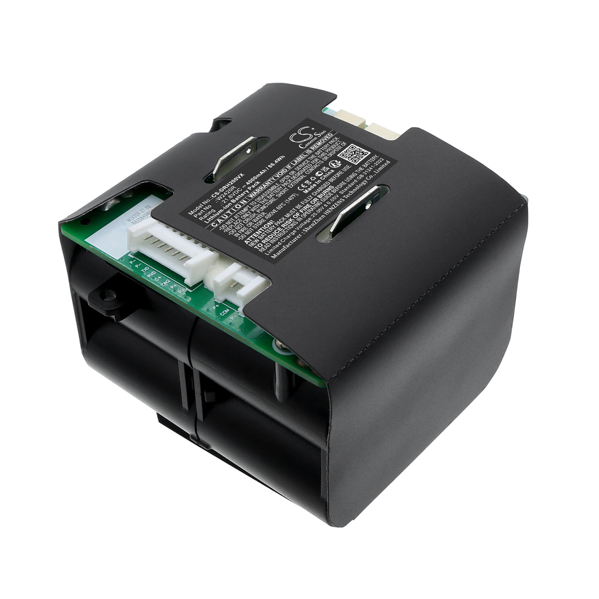 21.6V, Li-ion, 4000mAh, Vacuum battery fits Dreame, W2420R, H20, H20 Pro, 86.4Wh Vacuum Cameron Sino Technology Limited