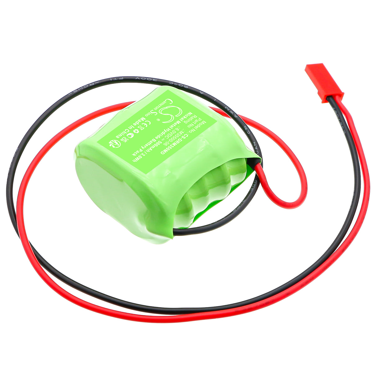 6.0V, Ni-MH, 500mAh, Medical battery fits Drager, 594 990113, Desflurane Vaporizer, D-Vapor, 3.0Wh Medical Cameron Sino Technology Limited (Medical)