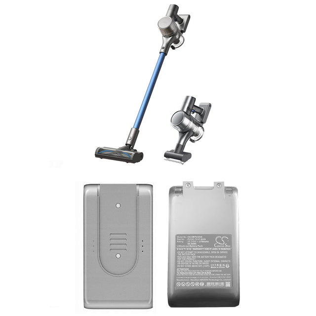 25.2V, Li-ion, 2700mAh, Vacuum battery fits Dreame, P2032-7s1p-bwb, T20 Pro, T20 Pro Cordless Vacuum Cleane, 68.04Wh Vacuum Cameron Sino Technology Limited