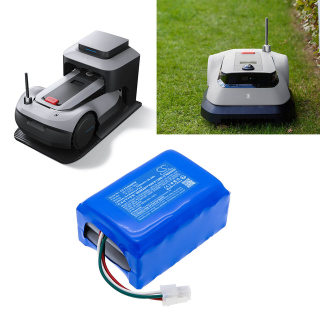 18.5V, Li-ion, 5200mAh, Lawn Mowers battery fits Ecovacs, 201-2201-0903, BAIZE, G1-800, 96.2Wh Lawn Mowers Cameron Sino Technology Limited