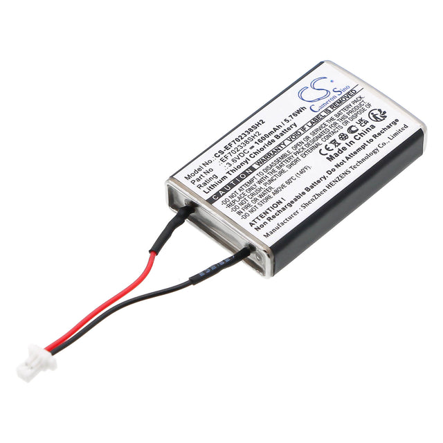 3.6V, Li-SOCl2, 1600mAh, EF702338 battery fits Cameron Sino, Ef702338, 5.76Wh EF702338 Cameron Sino Technology Limited