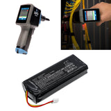 3.7V, Li-Polymer, 5400mAh, Equipment, Survey, Test battery fits Exfo, 880x279, Fip-500 Fiber Inspection Scope, Fip-500-kit-1, 19.98Wh Equipment, Survey, Test Cameron Sino Technology Limited