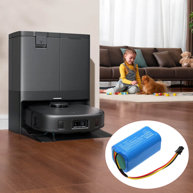 14.4V, Li-ion, 2400mAh, Vacuum battery fits Eufy, G0914E1, RoboVac X10 Pro Omni, X10 Pro, 34.56Wh Vacuum Cameron Sino Technology Limited