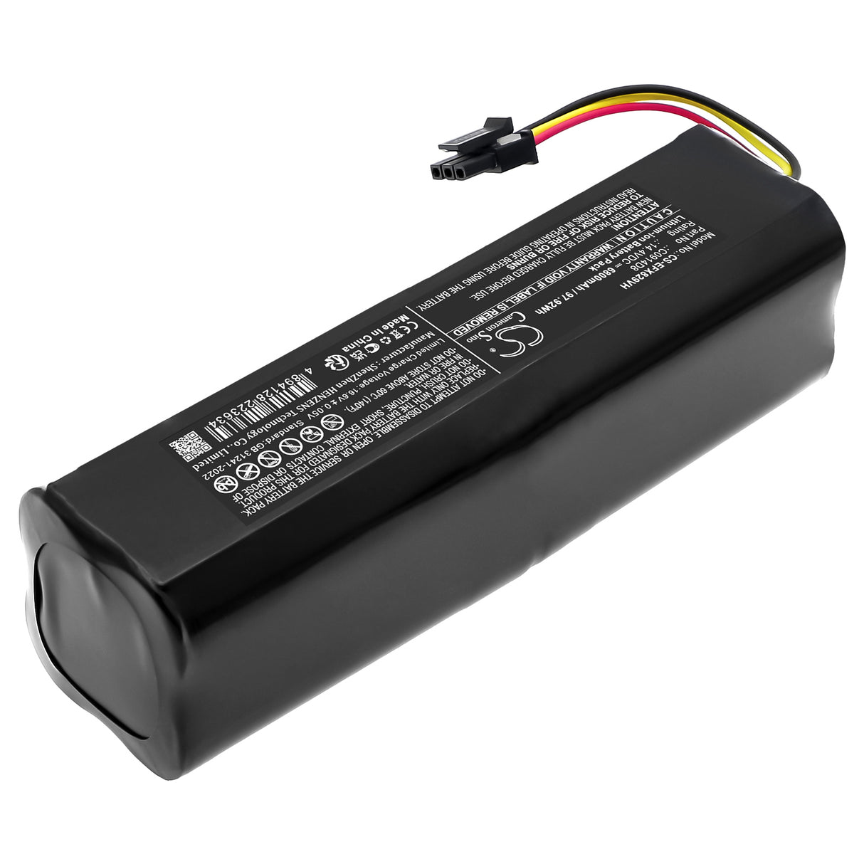 14.4V, Li-ion, 6800mAh, Vacuum battery fits Eufy, C0914D8, SES, T29J6, 97.92Wh Vacuum Cameron Sino Technology Limited