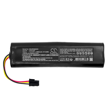 14.4V, Li-ion, 6800mAh, Vacuum battery fits Eufy, C0914D8, SES, T29J6, 97.92Wh Vacuum Cameron Sino Technology Limited