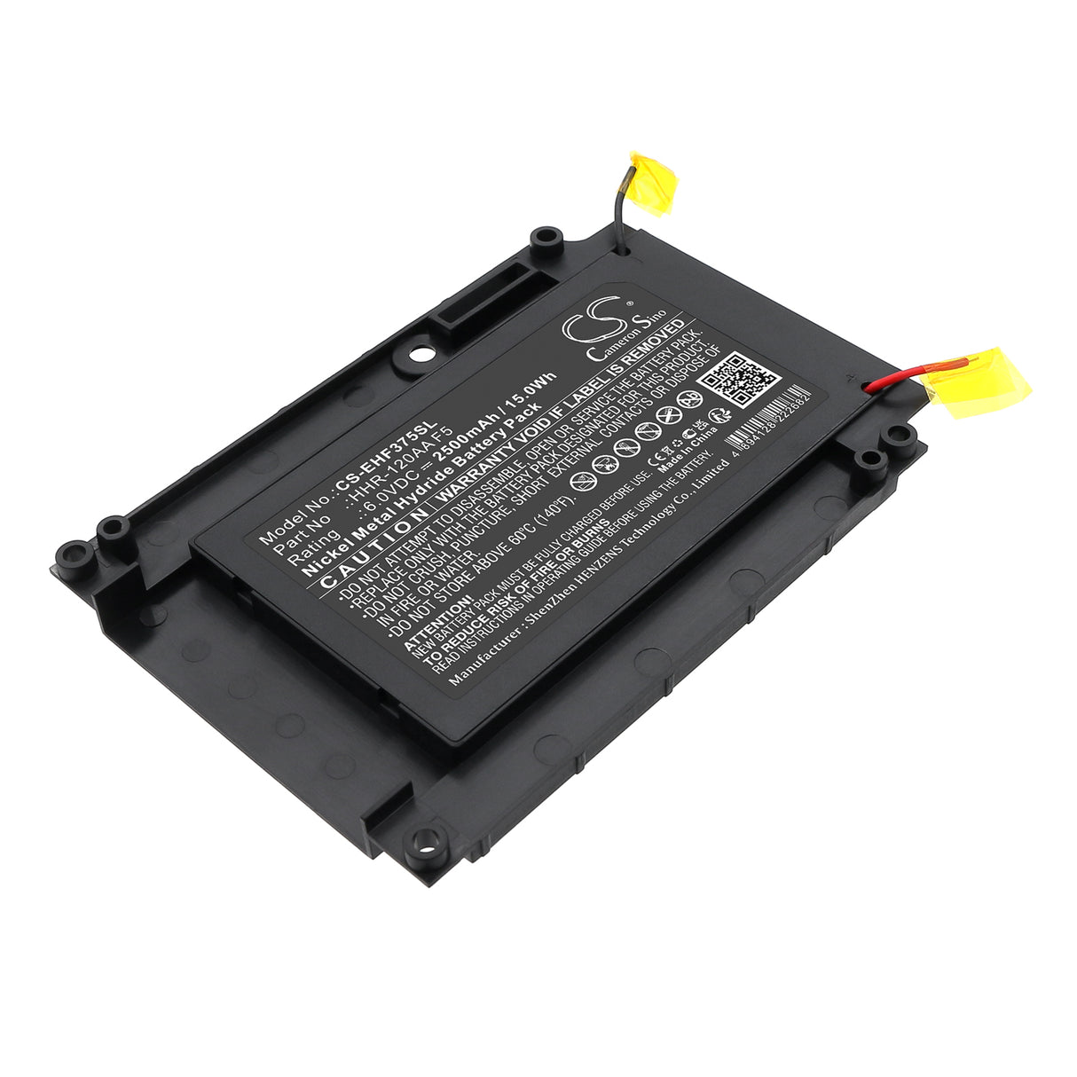 6V, Ni-MH, 2500mAh, Equipment, Survey, Test battery fits Emerson, HHR-120AA F5, Hart Fieldbus 375 Handheld , 15Wh Equipment, Survey, Test Cameron Sino Technology Limited