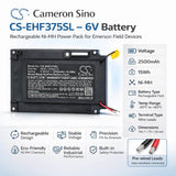 6V, Ni-MH, 2500mAh, Equipment, Survey, Test battery fits Emerson, HHR-120AA F5, Hart Fieldbus 375 Handheld , 15Wh Equipment, Survey, Test Cameron Sino Technology Limited