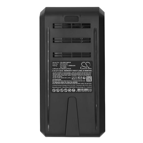 25.9V, Li-ion, 2500mAh, Vacuum battery fits Eureka, BP25925B, NEC390BL, Stylus Elite, 64.75Wh Vacuum Cameron Sino Technology Limited