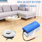 14.4V, Li-ion, 3200mAh, Vacuum battery fits ETA, INR18650/33V-4S1P-AAF, 4237 Stormio, 46.08Wh Vacuum Cameron Sino Technology Limited
