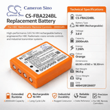 Crane Battery For Hbc, BA223031, Radiomatic Keynote, Radiomatic Linus 4 3.6v, 2000mah - 7.20wh Crane Remote Control Cameron Sino Technology Limited