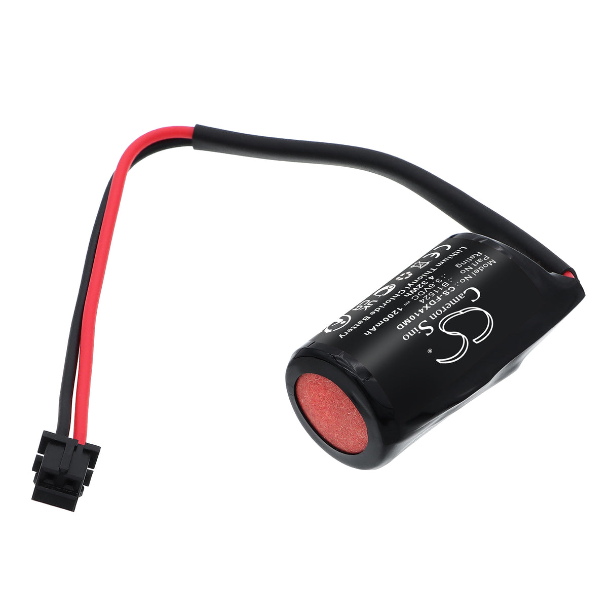 3.6V, Li-SOCl2, 1200mAh, Medical battery fits Fukuda, B11524, Denshi FCP-4101 ECG Memory, 4.32Wh Medical Cameron Sino Technology Limited