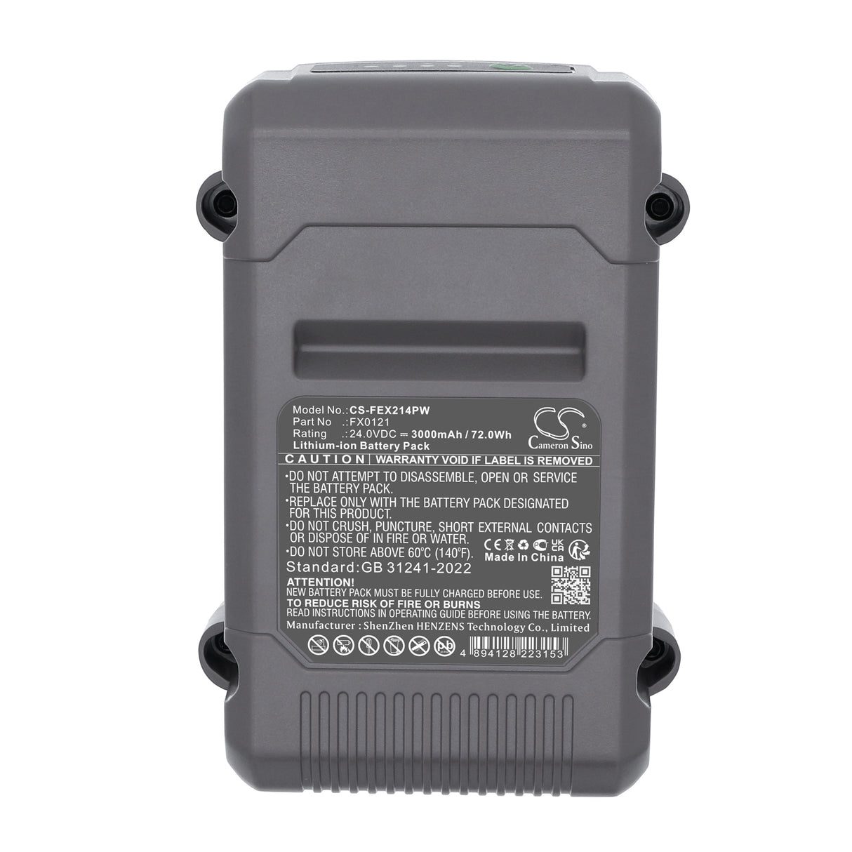 24V, Li-ion, 3000mAh, Power Tools battery fits FLEX, FX0121, FX1431A, FX2141R, 72Wh Power Tools Cameron Sino Technology Limited