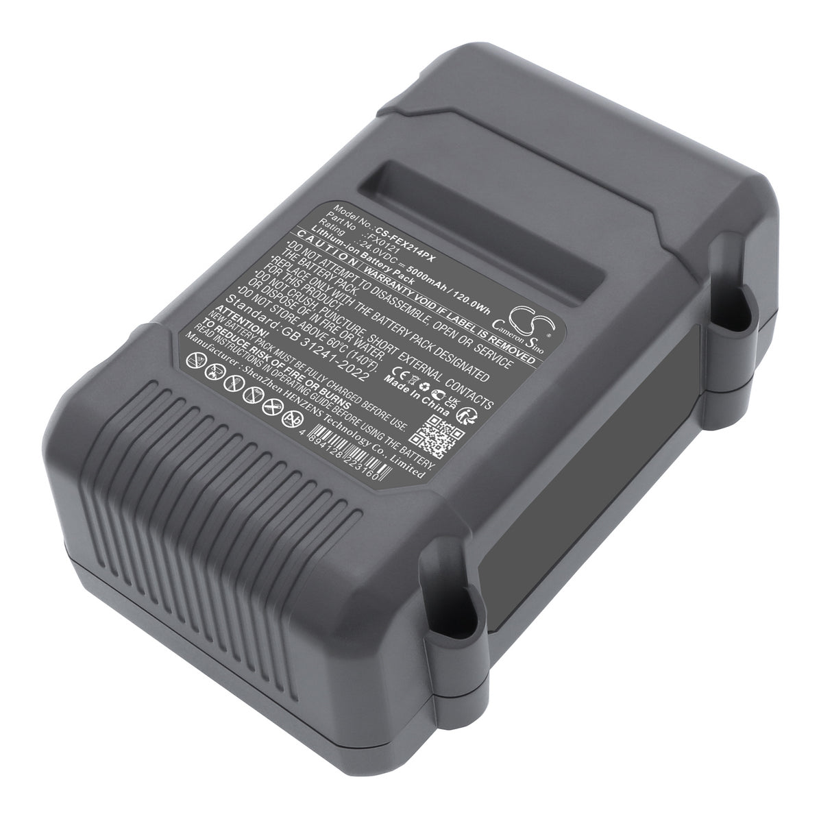 24V, Li-ion, 5000mAh, Power Tools battery fits FLEX, FX0121, FX1431A, FX2141R, 120Wh Power Tools Cameron Sino Technology Limited (Dangerous Goods)