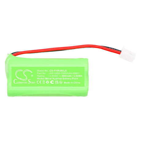 4.8V, Ni-MH, 800mAh, Emergency Lighting battery fits Fischer, AW-0480-0080AAA-NM01, 3.84Wh Emergency Lighting Cameron Sino Technology Limited